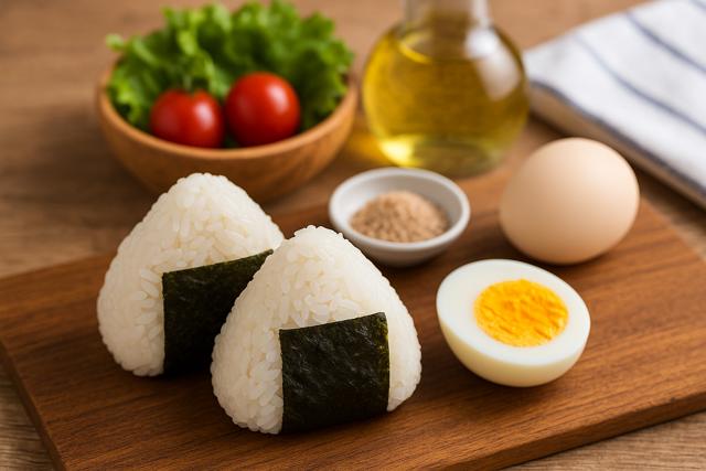 onigiri_with_boiled_egg_and_ingredients