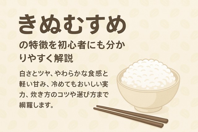 Kinmusume rice guide banner