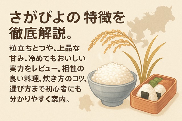 Japanese rice guide illustration