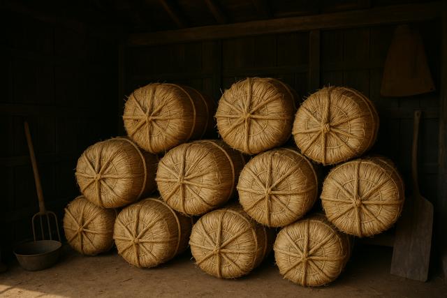 straw_rice_storage_barrels