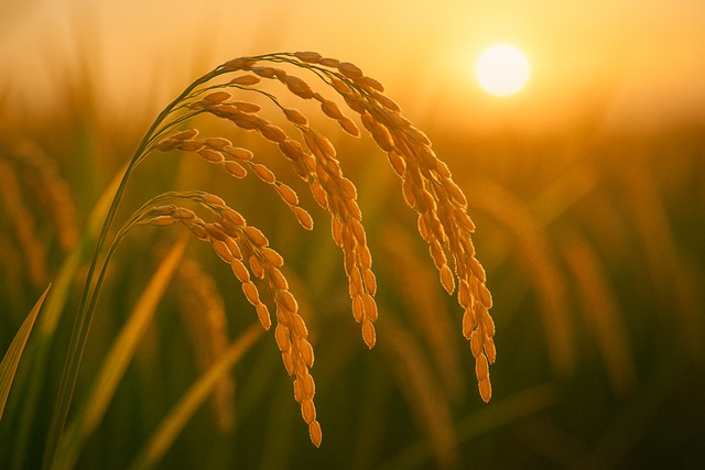 sunset-rice-ears